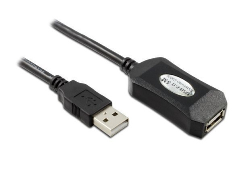 Кабель удлинитель активный USB 2.0 5м Кабель удлинитель активный USB 2.0 5м