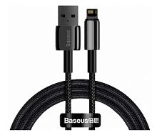 Кабель Baseus Tungsten Gold Fast Charging Data Cable USB to iP 2.4A 2m (CALWJ-A01)