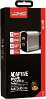 Зарядное устройство Ldnio 2 USB 2.4A + micro кабель (A2206)