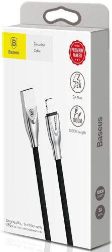 Кабель Baseus Zinc alloy cable Lightning - USB 1м