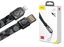 Кабель Baseus Golden Collar USB - Lightning 85см 2.4А (CALJL-BP1, CALJL-BW1)
