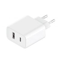 Сетевое зарядное устройство Xiaomi Mi 33W Wall Charger Type-A + Type-C (BHR4996GL) EU версия