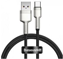 Кабель Baseus Cafule Series Metal Data Cable USB to Type-C 66W 1m (CAKF000101, CAKF000102)