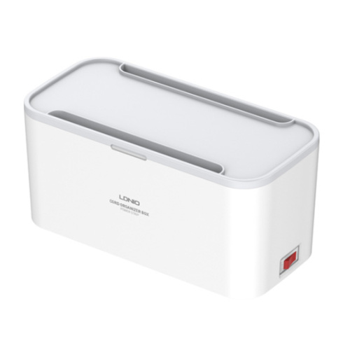 Сетевой фильтр в боксе LDNIO SN5311 Smart Power Socket Storage Box - 5 розеток, 2500W, 3 USB-A, 2м версия EU