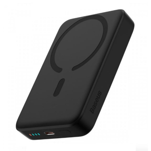 Внешний аккумулятор с беспроводной зарядкой Baseus Magnetic Mini Wireless Fast Charge Power Bank 10000mAh 30Wс кабелем Type-C to Type-C 30cm (PPCX110201, PPCX110202, PPCX110203)