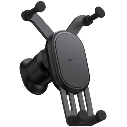 Автодержатель универсальный Baseus Stable Gravitational Wireless Charger Car 15W, в воздуховод, SUWX030001, черный