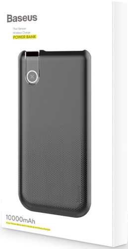 Внешний аккумулятор с функцией беспроводной зарядки Baseus Thin Version Wireless Charge 10000 mah