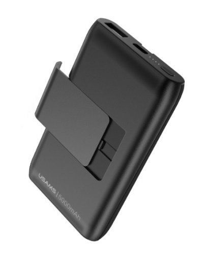 Внешний аккумулятор USAMS US-CD99 PB36 5000mAh Power Bank with Holder&Cable