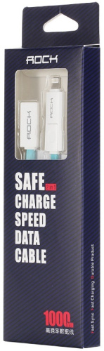 Кабель Rock 2 in 1 Combo Lightning - Micro USB - USB 1м Кабель Rock 2 in 1 Combo Lightning - Micro USB - USB 1м
