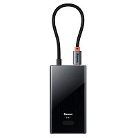 Хаб Baseus PioneerJoy 8-Port Type-C HUB Adapter (Type-C to HDMI4K@60Hz*1 + USB3.0*2 + USB2.0*1 + PD*1+RJ45*1 + SD/TF*1) WKYY030313