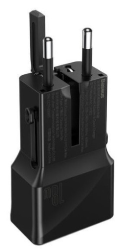 Сетевое зарядное устройство универсальное Baseus Universal conversion plug PPS charger C+U 18W Youth Edition (CCTY-01)