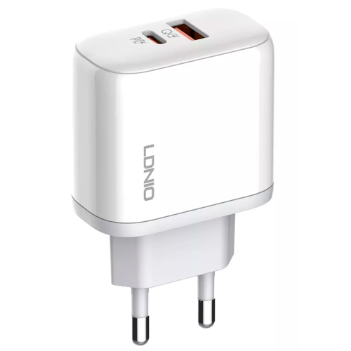 Сетевое зарядное устройство LDNIO A2526C 45W Fast Charger PD/QC + кабель USB - Type-C 1м