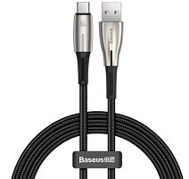 Кабель Baseus Water Drop-shaped Lamp SuperCharge Cable USB to Type-C 66W 1m (CATSD-M01, CATSD-M06)