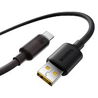 Кабель Baseus Foamed Silicone Fast Charging Data Cable USB-A to USB-C 100W 1м (E0426801 / E0426802)